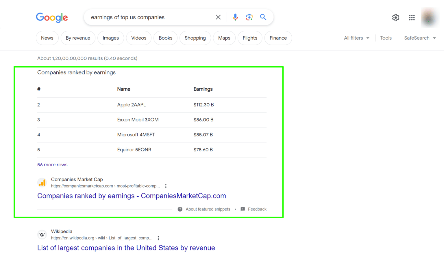 6 Types of Featured Snippets With Examples and Ranking Tips