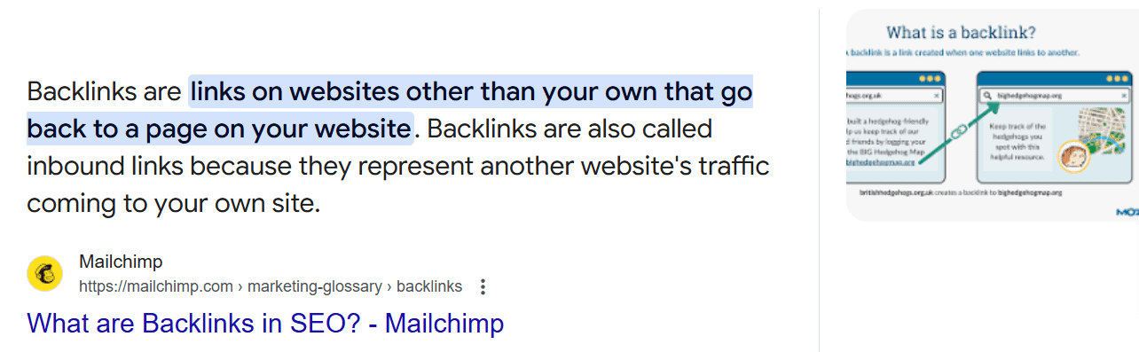 What is a backlink?